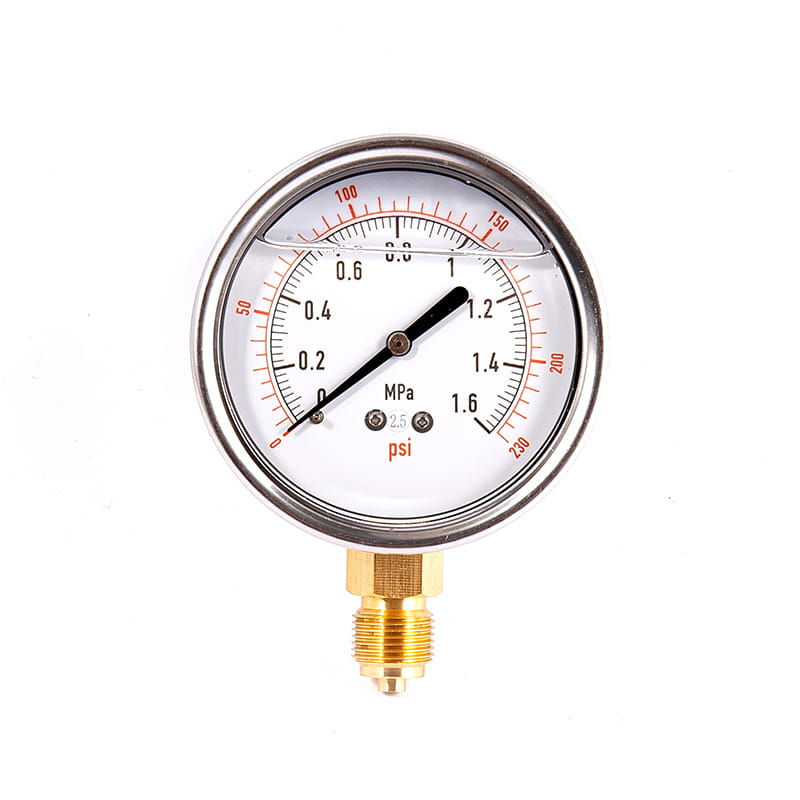 YNシリーズ100%銅接続地震耐性(地震)圧力計 YNシリーズ100%銅接続地震耐性(地震)圧力計