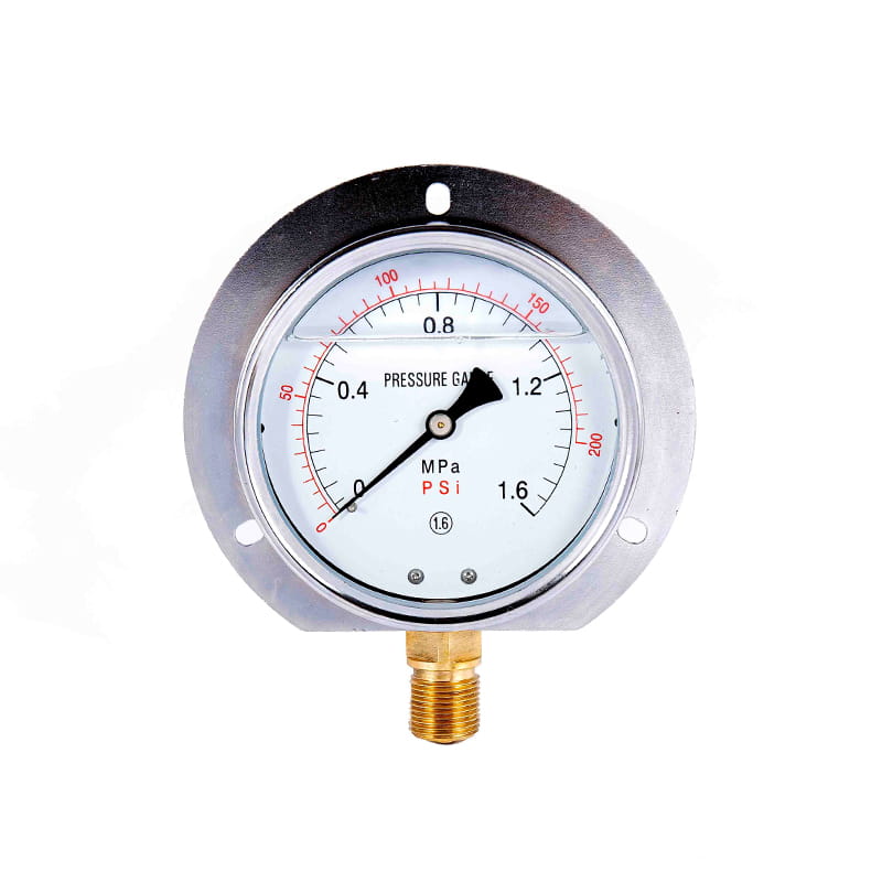 YNシリーズ100%銅接続地震耐性(地震)圧力計 YNシリーズ100%銅接続地震耐性(地震)圧力計