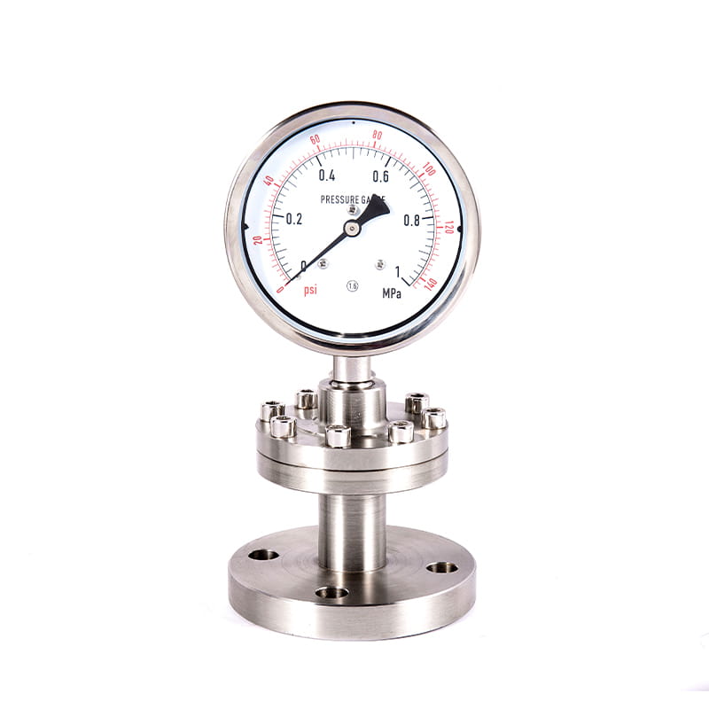 Y-Mシリーズすべてのステンレス鋼衛生滅菌ダイアフラム圧力計 Y-Mシリーズすべてのステンレス鋼衛生滅菌ダイアフラム圧力計